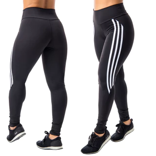 Legging Preta Super Slice | Adele 1824 em Oferta na Shopee
