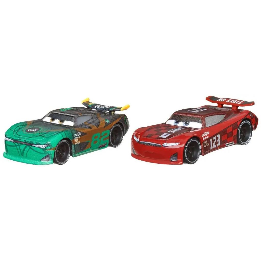 Disney Cars 3 Conrad Camber #82 + Jonas Carvers #123 Next Gen