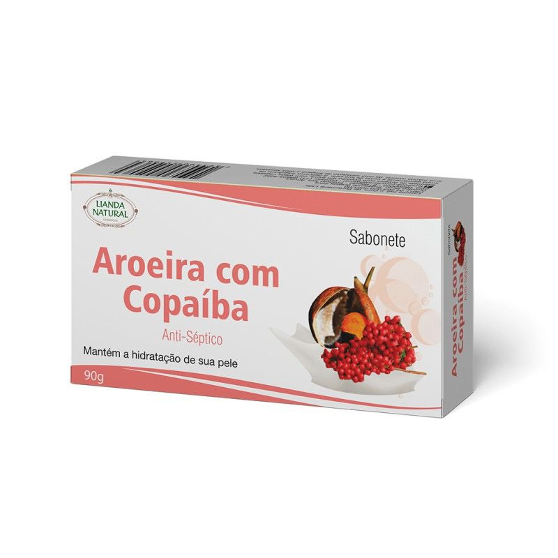 SABONETE AROEIRA COM COPAÍBA 90G - LIANDA NATURAL
