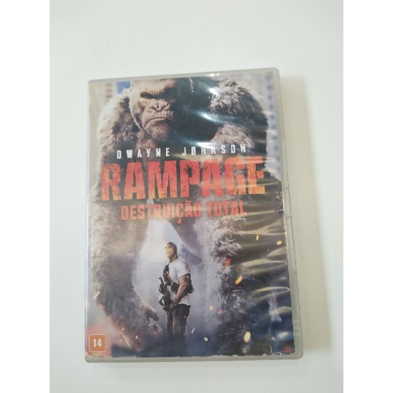 DVD RAMPAGE DESTRUIÇÃO TOTAL | Shopee Brasil