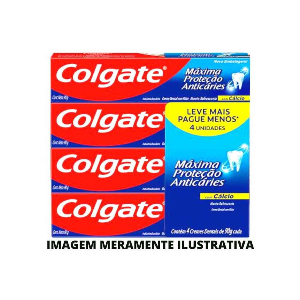 KIT 4 CREME DENTAL COLGATE Shopee Brasil