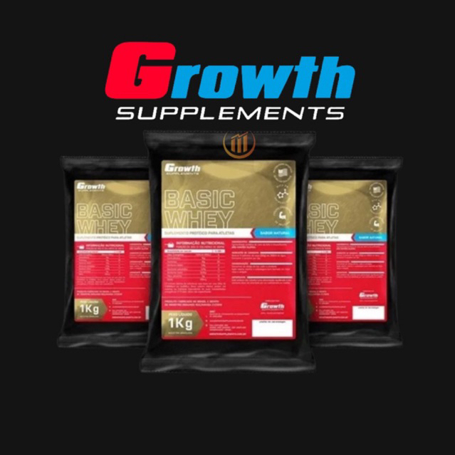 Whey Protein Concentrado 1kg Growth Suplementos