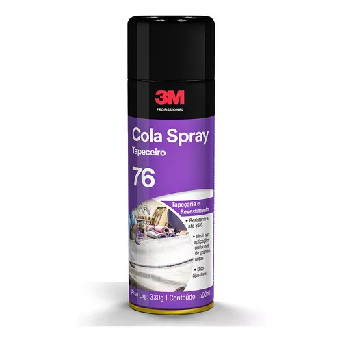 Cola Spray 76 Tapeceiro adesivo para colagem de tecido marca 3M ...