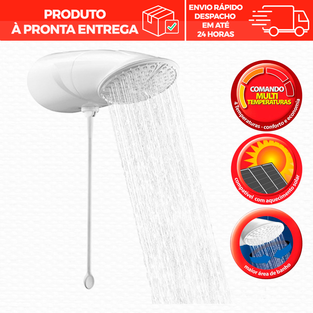 Chuveiro Elétrico Ducha Lorenzetti Top Jet Multitemperaturas 110/127V ...