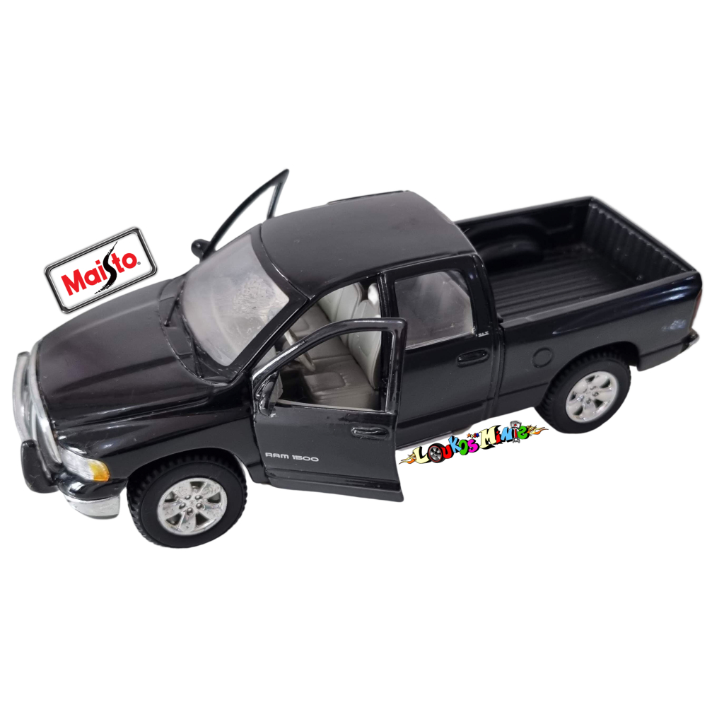 最も完璧な Dodge 2002 Maisto Ram Original 1:27 Escala Pickup Cab Quad ミニカー