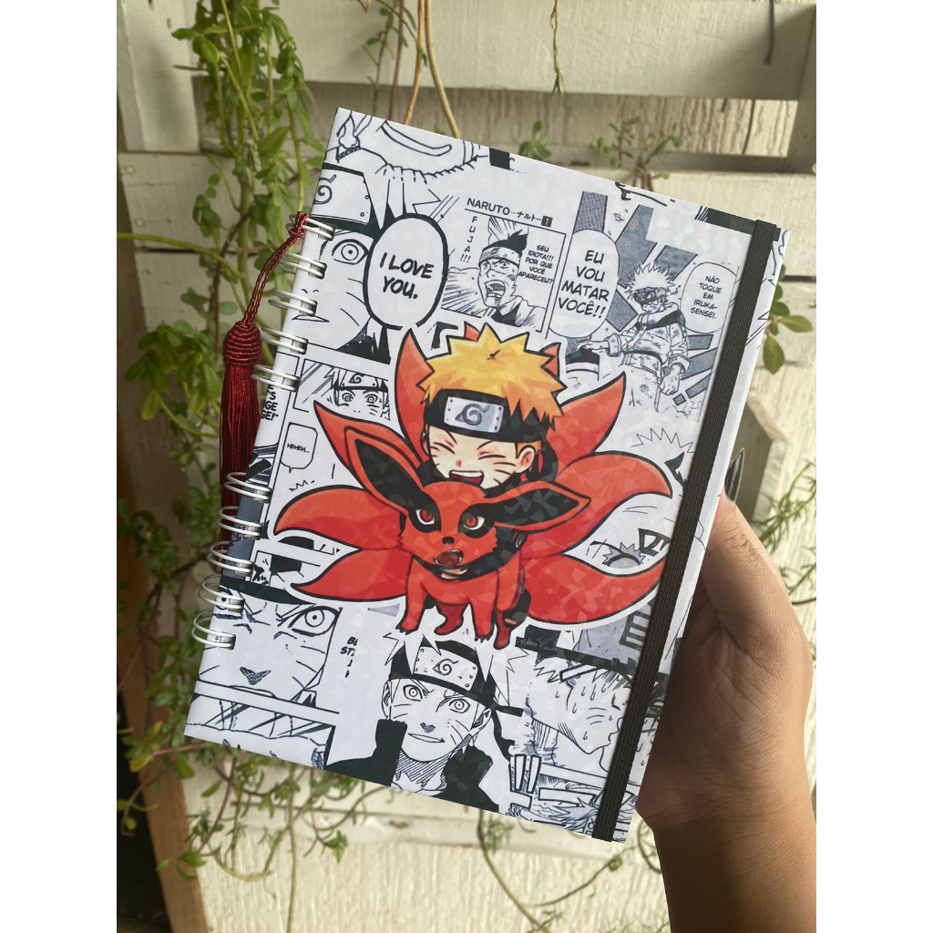 Caderno Naruto Kurama Shopee Brasil