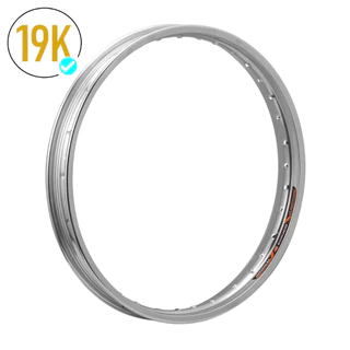 Aro de Roda Dianteiro Traseiro 1.40 X 17 em Aço C-100 Dream Pop 100 Crypton Dream Mobilete Eninco Cromado