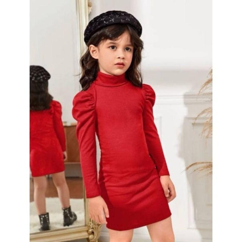 Vestido Infantil Princesa Manga Longa Gola Alta Shopee Brasil
