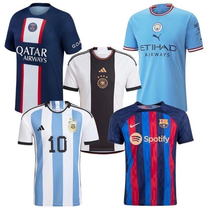Kit 2 Camisas De Futebol Times Nacionais Times Europeus e Seleções ...