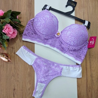 Conjunto de Lingerie com Bojo Base Confort