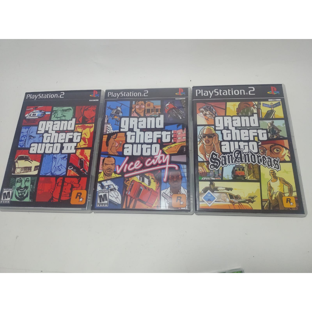 Gta Grand Theft Auto Trilogy Playstation 2 Ps2 [2306022]