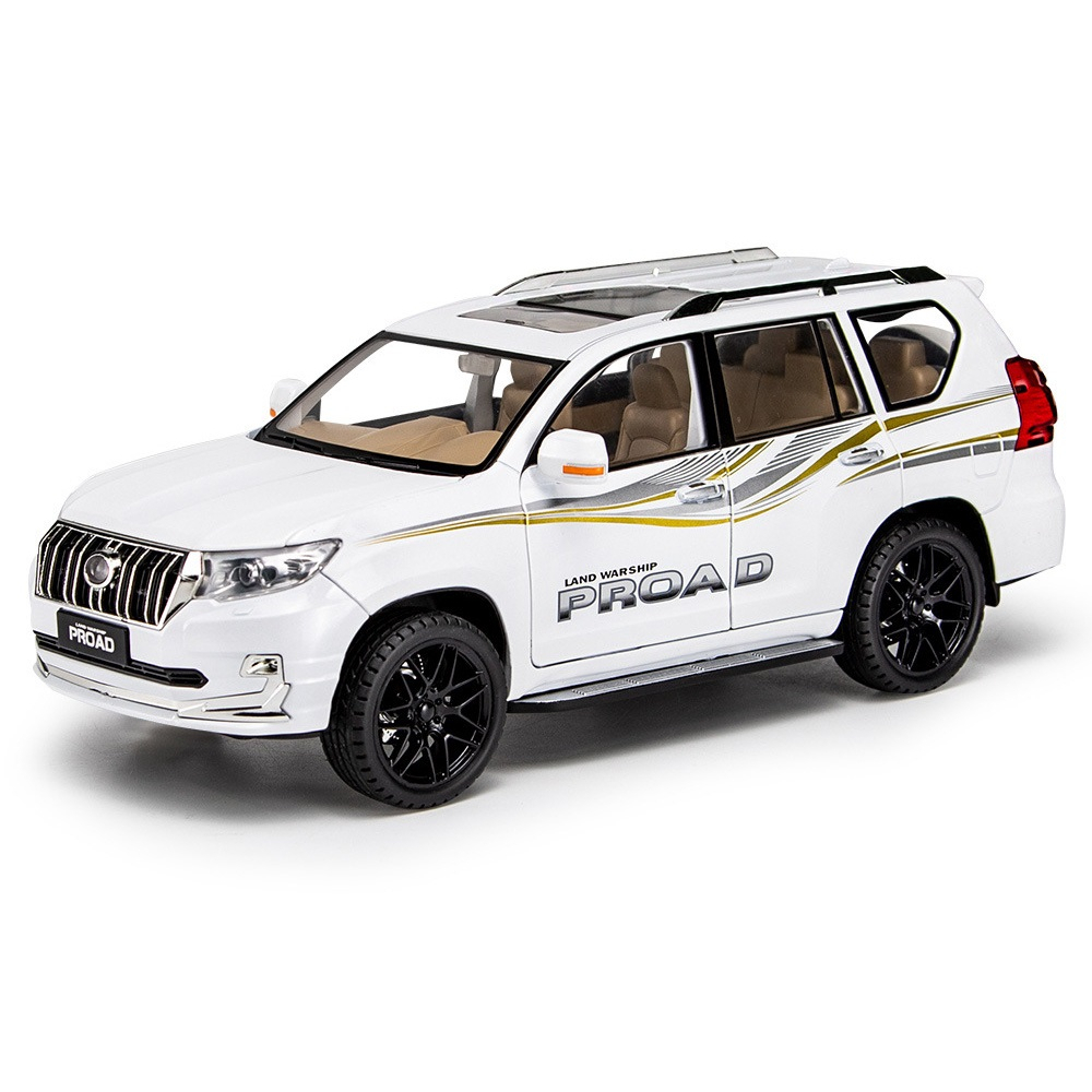Miniatura Carro SUV Toyota Land Cruiser Prado Proad Escala 1/18