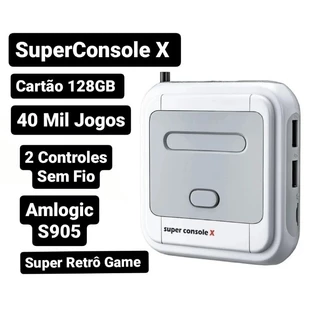 Vídeo Game Retrô Super Console X 4K HDMI 1080p 64GB 25 Mil Jogos
