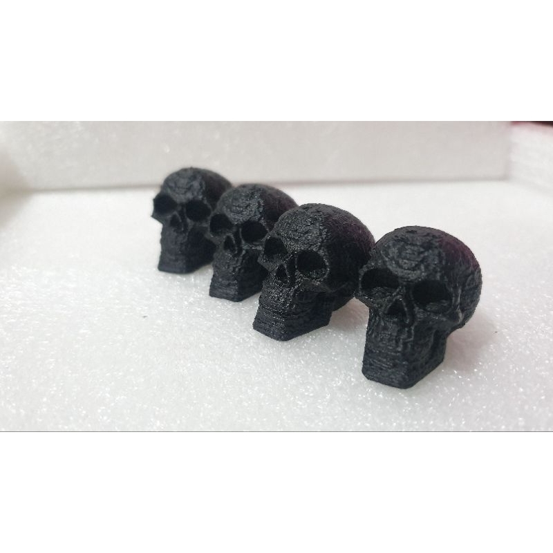 Kit 4 Tampas Bico Válvula Pneu Carro Moto bicicleta impressão 3d