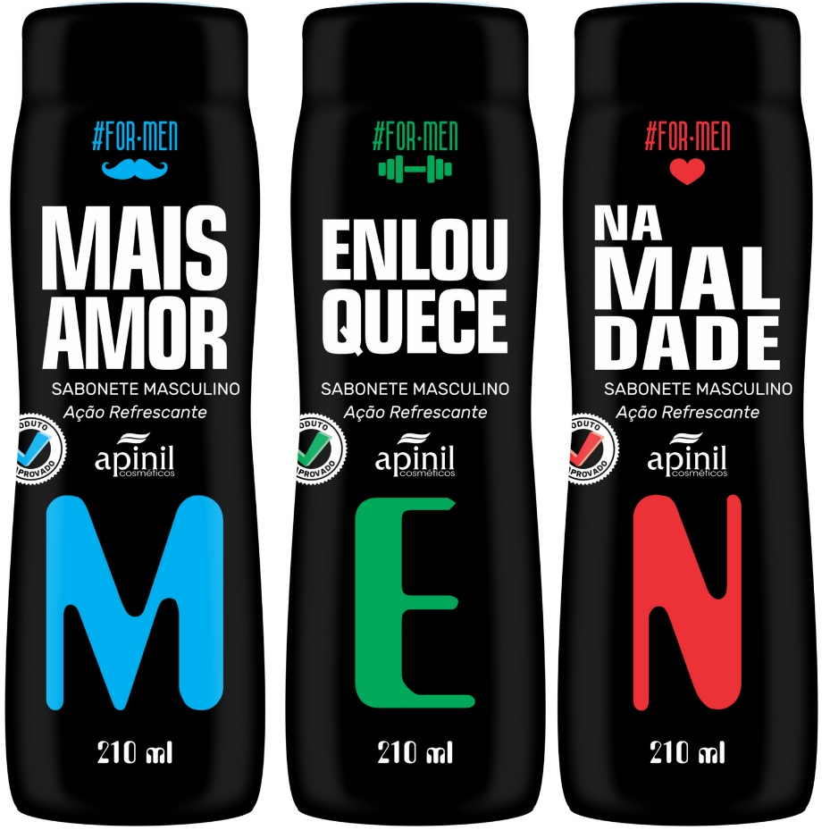 Kit Sabonete Intimo Masculino Afrodisíaco For Men Apinil Apimen ...