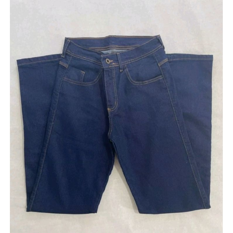 Calça Jeans Masculina Tradicional Barata Trabalho Reforçada