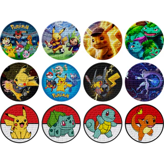 Porta Copos Pokemon Pikachu Bulbasaur Geek Impressão Digital Emborrachado Acabamento Premium