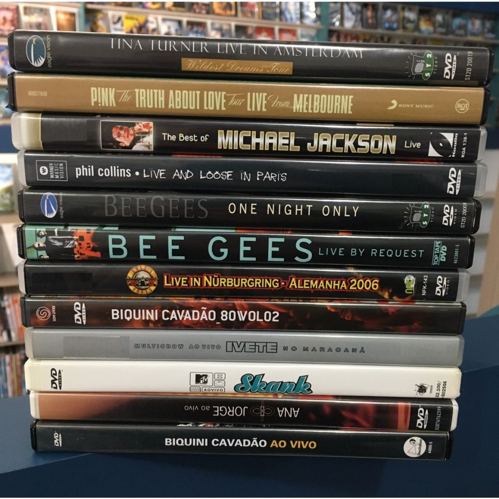 DVD Musicais Originais de Coleção Pessoal A Selecionar | Shopee Brasil