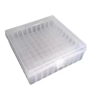 Caixa Armaz. Microtubos E Tubos Criogênicos 1,5 – 2 Ml HZ103 TRANSPARENTE