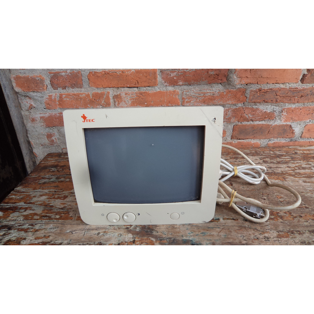 com defeito antigo mini monitor 9 polegadas 110/220 volts