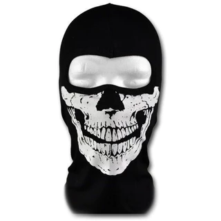 Touca Ninja Caveira Preta Frio Proteção Inverno Motociclista