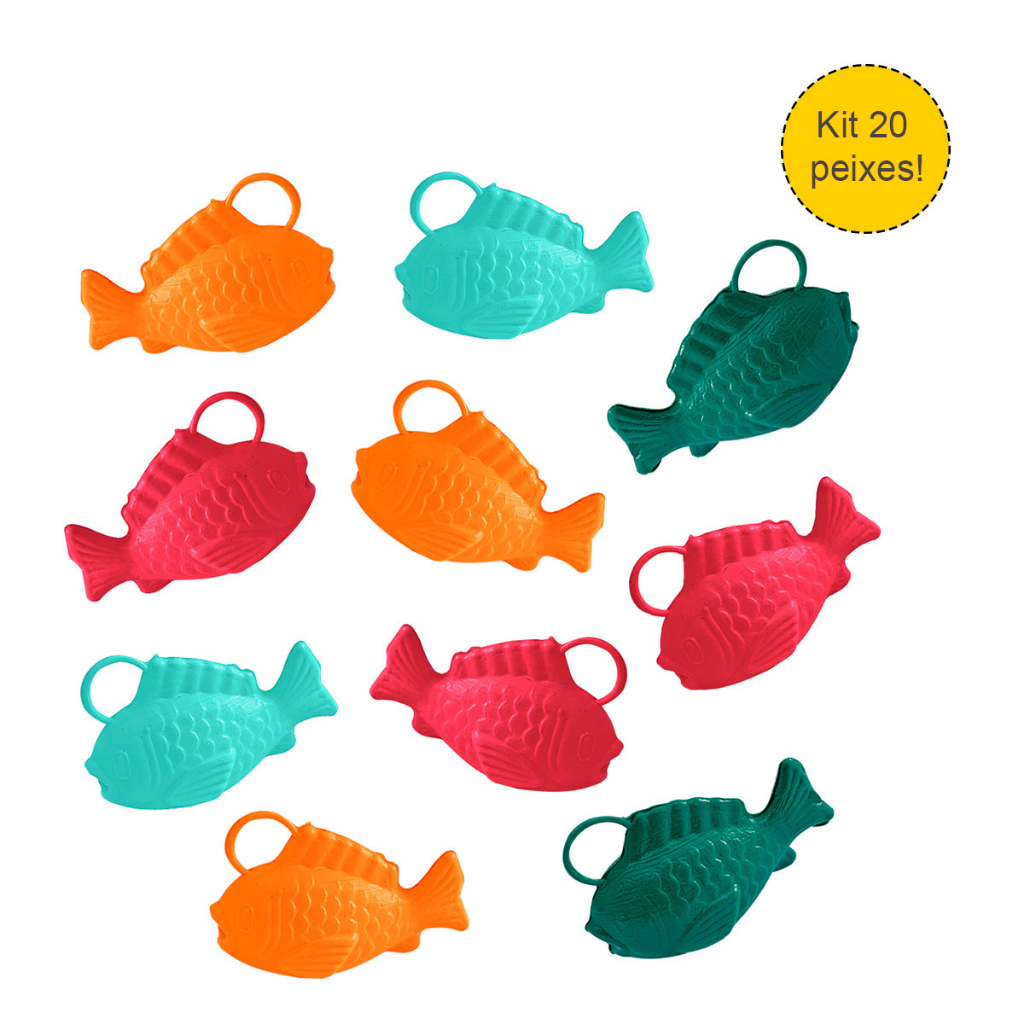 Kit 20 Peixes Plástico Festa Junina Para Pescaria Quermesse | Shopee Brasil