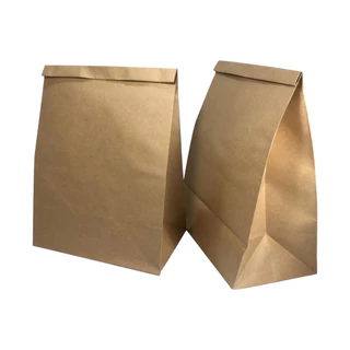 Saco Para Delivery Kraft SOS Médio Liso 31x20x12 100 unidades - Sacolas De Papel Kraft