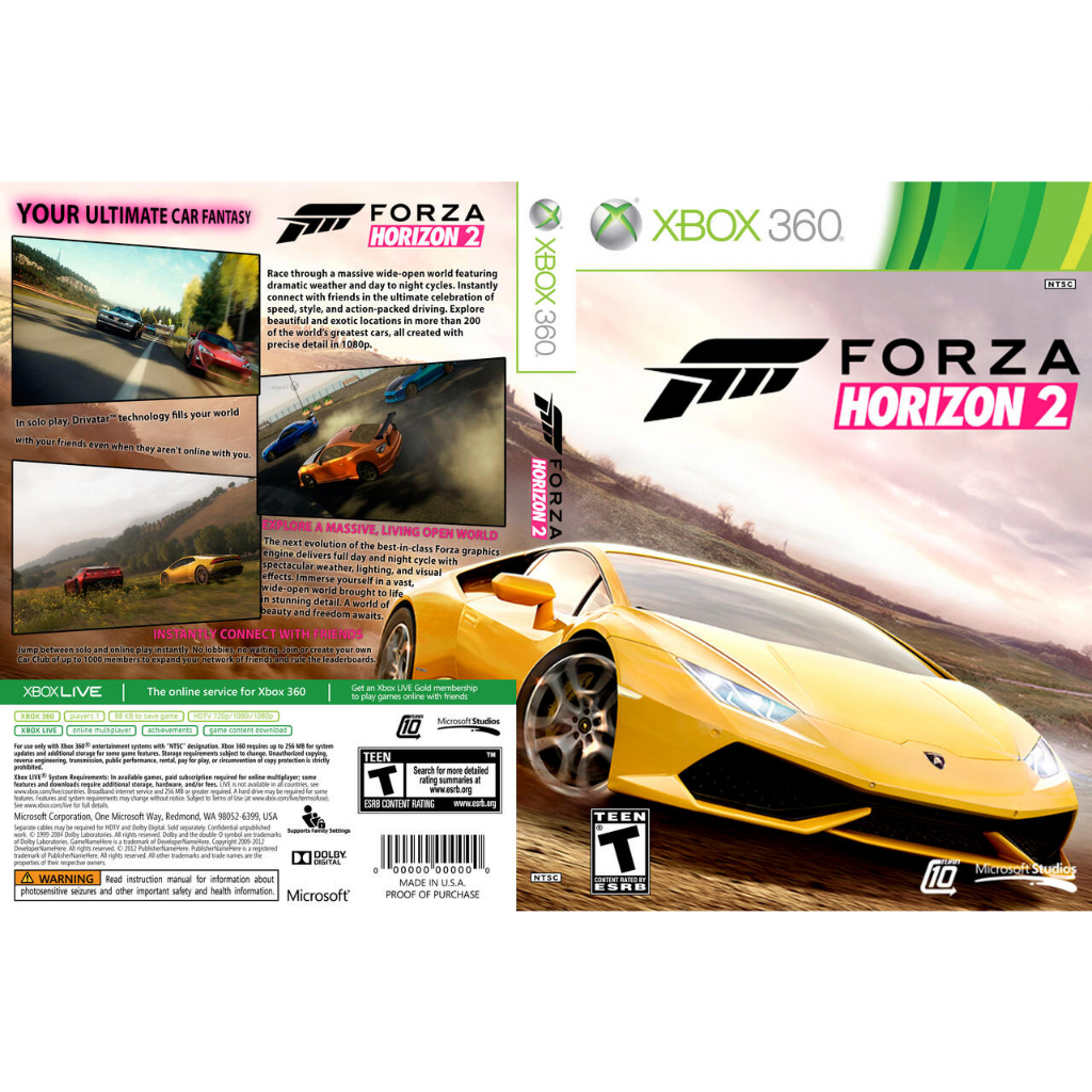 Forza Horizon 2 XBox 360