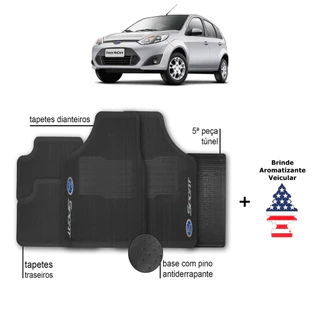 Tapete Fiesta Ford Automotivo Borracha + Aromatizante