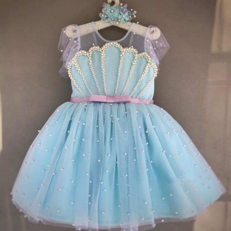 Vestido De Sereia Tutu Sob O Mar, Roupa Para Festa De Aniversário