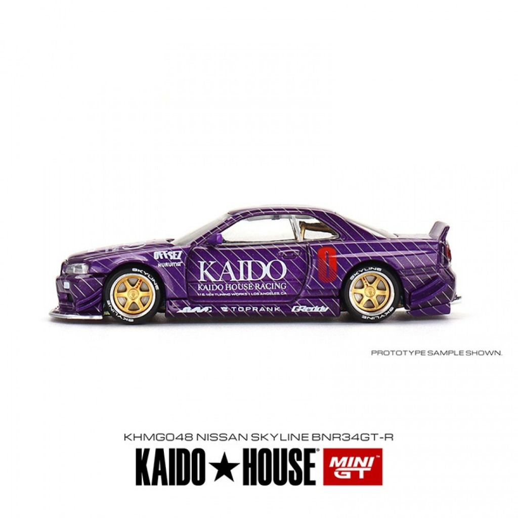 Mini GT KHMG048 X KAIDO Casa 1/64 NISSAN SKYLINE-R R34 Trabalhos