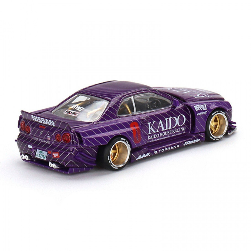 Mini GT KHMG048 X KAIDO Casa 1/64 NISSAN SKYLINE-R R34 Trabalhos