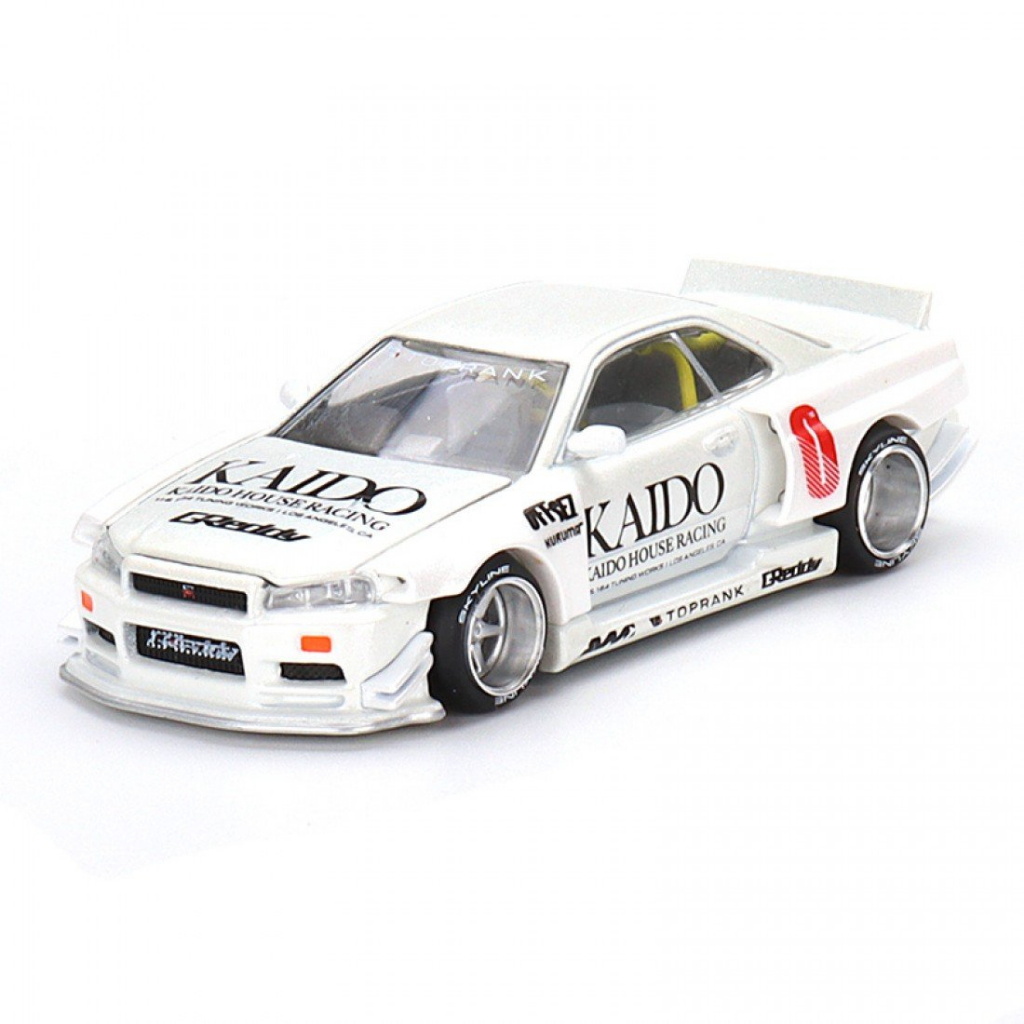 Mini GT KHMG049 X KAIDO Casa 1/64 NISSAN SKYLINE-R R34 Trabalhos