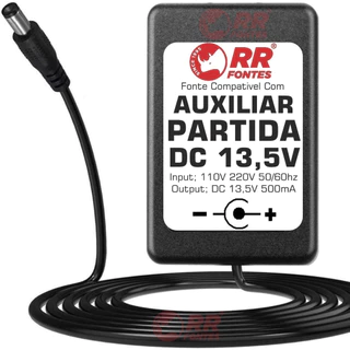 Fonte Carregador DC 13,5V Para Auxiliar De Partida