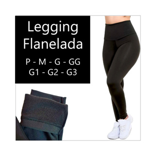 Kit 2 Calça Legging Flanelada Premium
