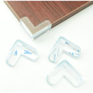 4 Protetores De Quina Silicone Quadrado Para Crianças E Bebes Proteção Anti-colisão Promoção em Oferta na Shopee