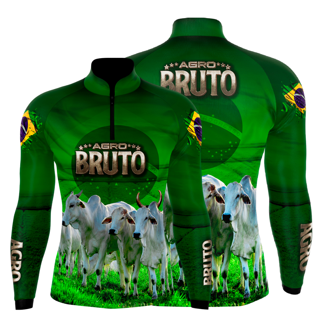 Camisa Camiseta Agro Fazenda Agricultura Com Proteção Uv