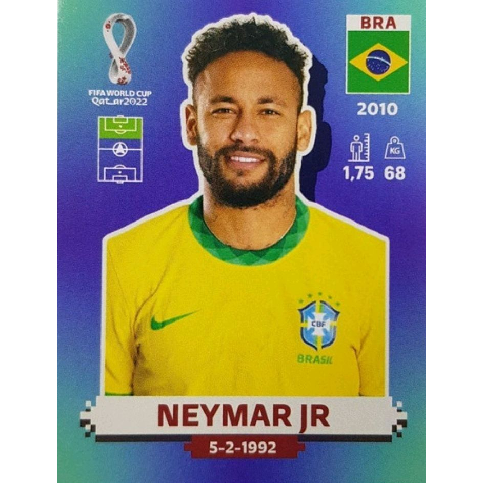 Figurinha Da Copa Neymar Jr Legend Bronze Original Panini Ne - Corre Que Ta  Baratinho