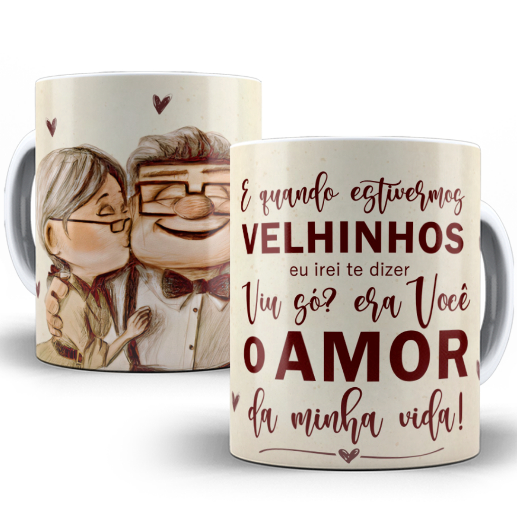 Caneca Personalizada Namorados Up Altas Aventuras | Shopee Brasil