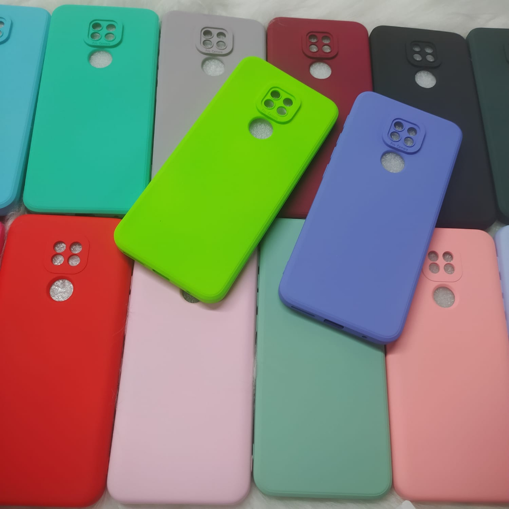Capinha Case Moto G9 PLAY Aveludada Silicone Colorida Anti Impacto