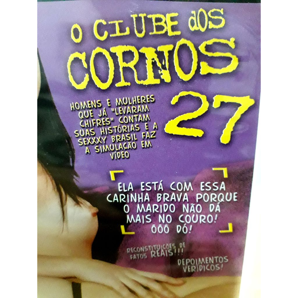 DVDAdulto porno O Clube dos Cornos Vol 27- Sexxxy Brasil | Shopee Brasil