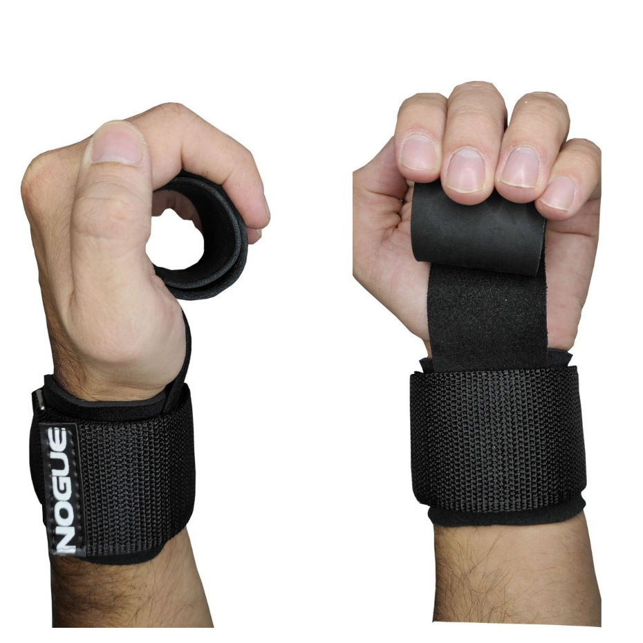 Strap com Munhequeira fita de couro legitimo Gancho NG