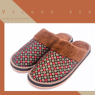 Pantufa De Casa Masculina Feminina Adulta Pelúcia Confortável