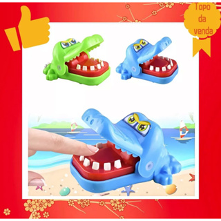 Jogo Crocodilo Dentista - Brinquedo Infantil Educativo Poli