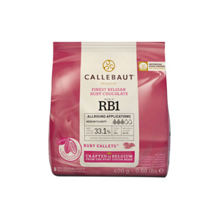 Chocolate Belga Callets Ruby 400g Callebaut