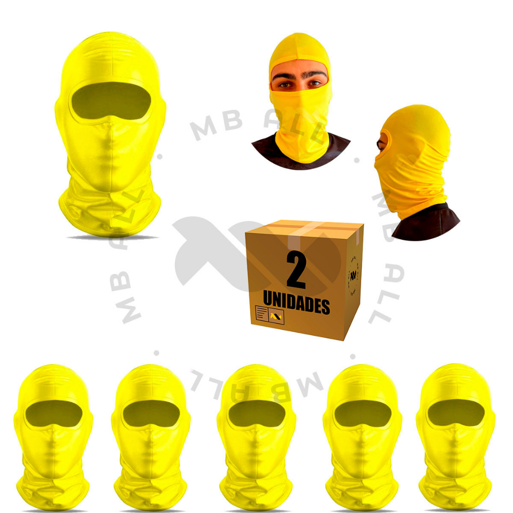 Kit 2 Balaclava Touca Ninja Gorro Térmico Snugg Proteção ao Frio Intenso Várias Cores