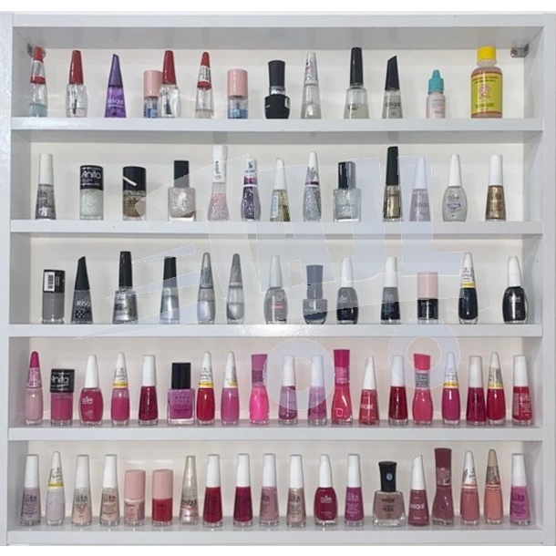 Vitrine Expositora de Esmaltes 65x39 - Até 200 Esmaltes