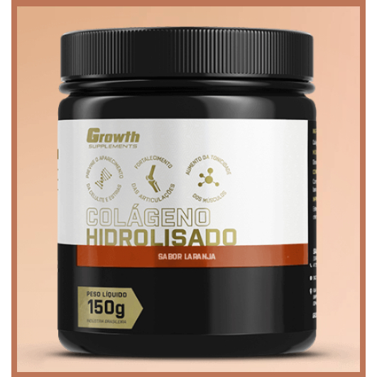 Colageno Hidrolisado em Pó 150g – Growth Suplementos Direto da Fabrica academia musculação Whey Protein fitness