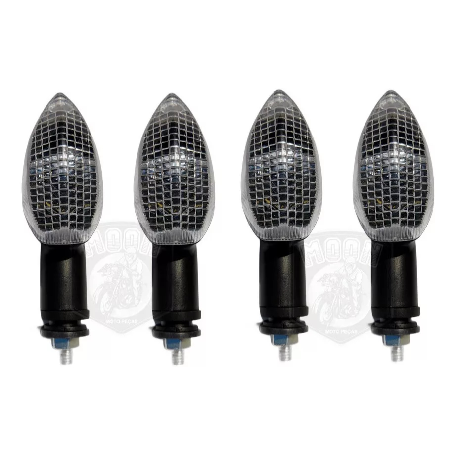 Pisca Seta Xtz 125 Lander 250 Fazer 250 Yamaha Até 2008 Parafuso Com Lâmpadas