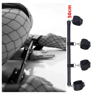 Kit Bdsm Separador De Mãos E Pernas + Algemas De Pescoço